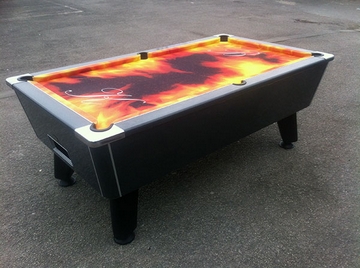 7ft Carbon Gloss Pool Table