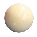 Single White Pool Ball