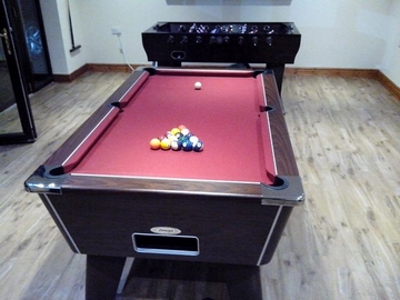 6ft pool table recovered grange over sands