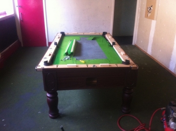 7ft pool table before refurbish middlesborough