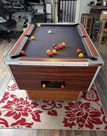 6ft Superleague slate bed pool table