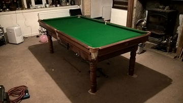 7ft snooker table recover todmorden