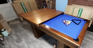 6ft Pool Dining Table delivered and set up in  to York