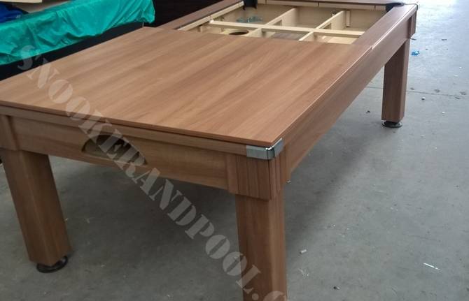 7ft Slate Bed Pool Dining Table, Used Pool Dining Table
