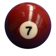 Single Number 7 Pool Ball