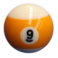 Single Number 9 Pool Ball