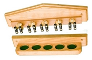 Ash Snooker Pool Cue Rack