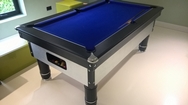 6ft Silver Black Pool Table