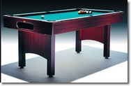 6ft Refurbished Folding Leg Pool Table