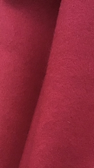 Cherry Red Top Quality Napped Cloth