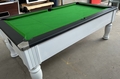 7ft White Pool Table