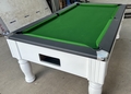 7ft White Pool Table