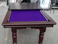 6ft Slate Bed Pool Table Diner Table