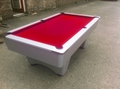 7ft Silver Grey Slate Bed Pool Table