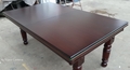 6ft Slate Bed Pool Table Diner Table