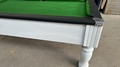 7ft White Pool Table